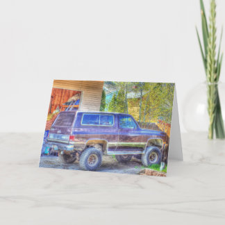 Trädgård Blazin - hälsningkort Kort