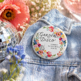 Trädgård Disco Sjungande Möhippa Badge Knapp