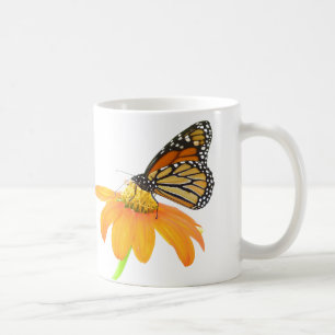 Trädgård för blommigt för blomma för kaffemugg
