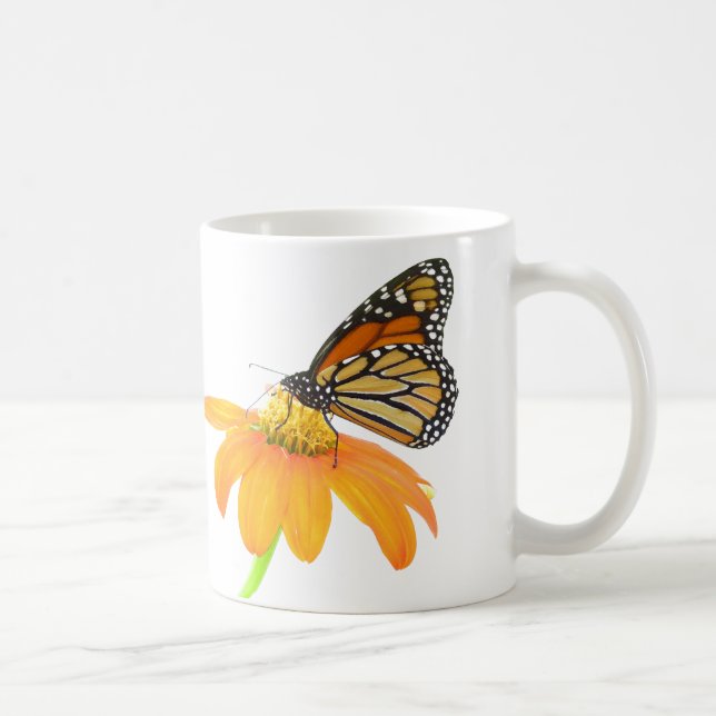 Trädgård för blommigt för blomma för kaffemugg (Höger)