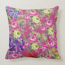 Trädgård för stuga för frihetstil engelsk kudde