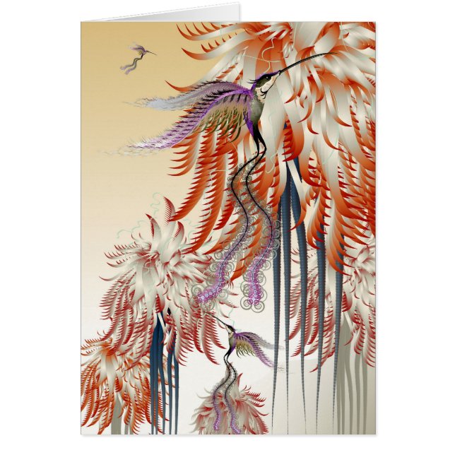 trädgård…., hälsningskort (Framsidan)