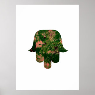 Trädgård Hamsa Ballongmålning Studio Konst  Poster