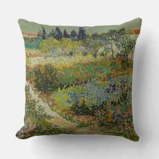 Trädgård i Arles av Vincent Van Gogh Kudde
