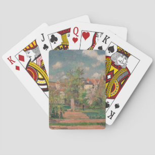 Trädgård i fullt solljus, Camille PIssarro, 1876 Casinokort