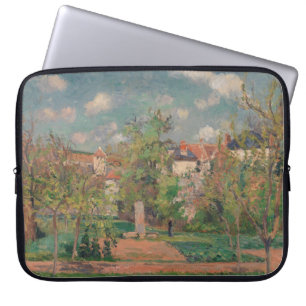Trädgård i fullt solljus, Camille PIssarro, 1876 Laptop Fodral