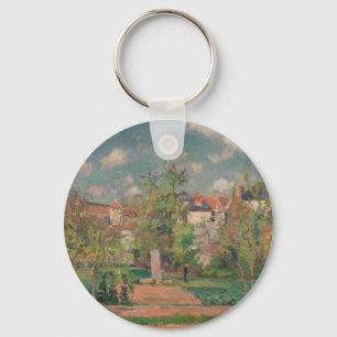 Trädgård i fullt solljus, Camille PIssarro, 1876 Nyckelring