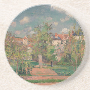 Trädgård i fullt solljus, Camille PIssarro, 1876 Underlägg