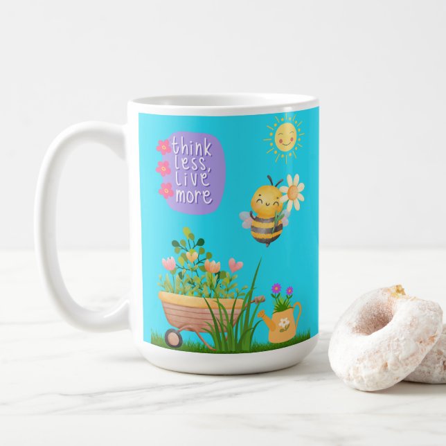 trädgård kaffemugg (Med munk)