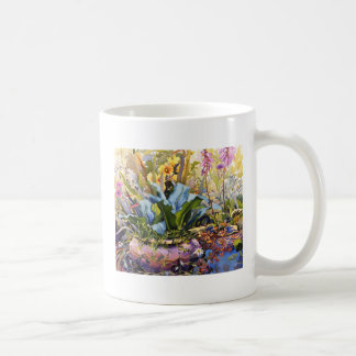 Trädgård med växter 2000 kaffemugg
