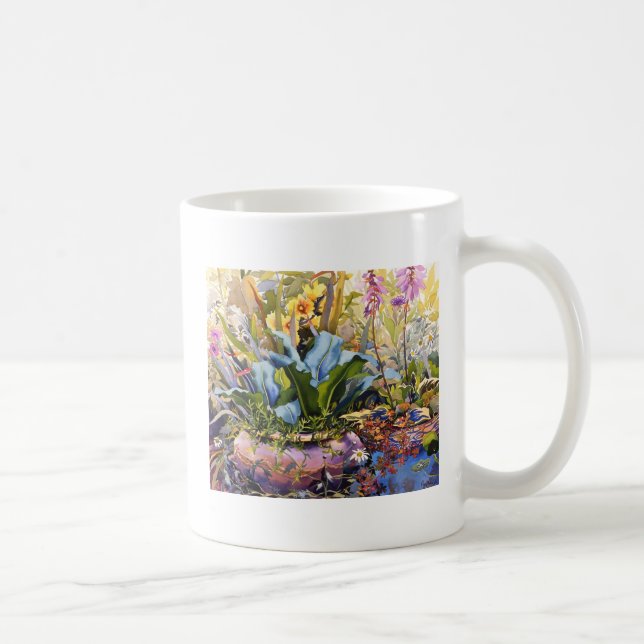 Trädgård med växter 2000 kaffemugg (Höger)