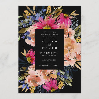 Trädgård, midnatt inbjudningar