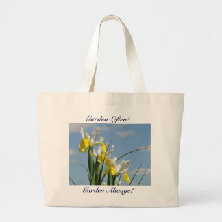 Trädgård ofta! Tote bags Trädgård Alltid! Iriser Jumbo Tygkasse