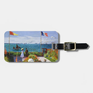Trädgård på Sainte-Adresse, Claude Monet 1867 Bagagebricka