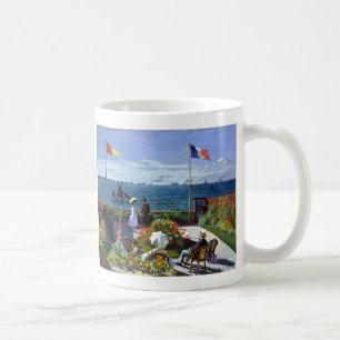 Trädgård på Sainte-Adresse vid Claude Monet Kaffemugg