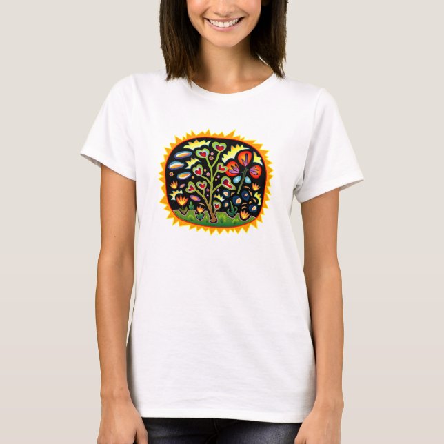 Trädgård Tee Shirt (Framsida)