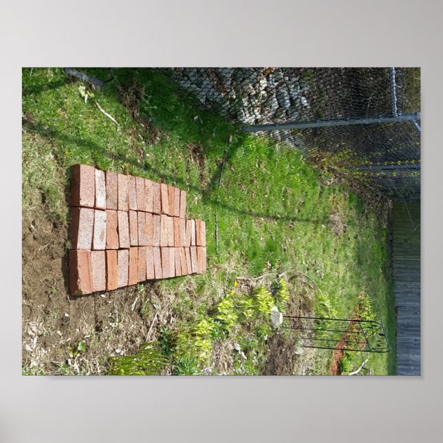 trädgård väg poster (Framsidan)