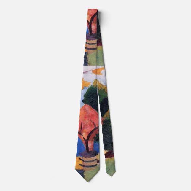 Trädgård vid Thunsjön av August Macke, Vintage Art Slips (Framsida)
