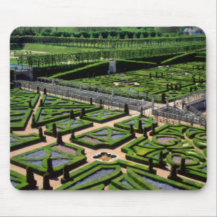Trädgård vid Villandry Chateau, Indre-et-Loire, Musmatta