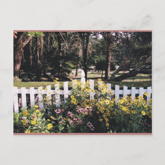 trädgård vykort (Framsida)