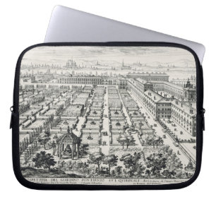 Trädgårdar av Quirinalen, från 'Li Giardini di Laptop Sleeve