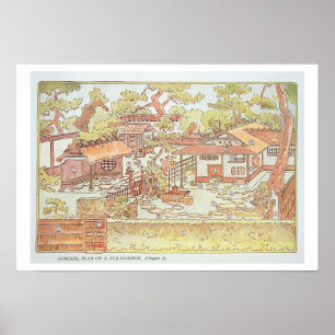 Trädgårdar av Yuan Ming Yuan, Peking, 1783-86 Poster