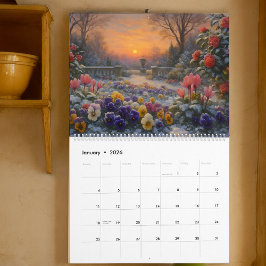 Trädgårdar från den viktorianska eran kalender