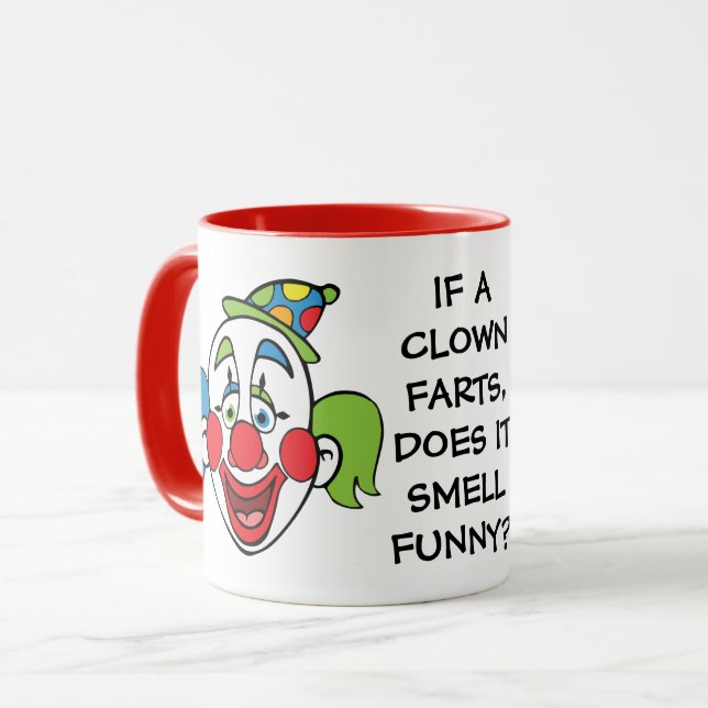 Trädgårdar Smell Funny Mugg (Framsida vänster)
