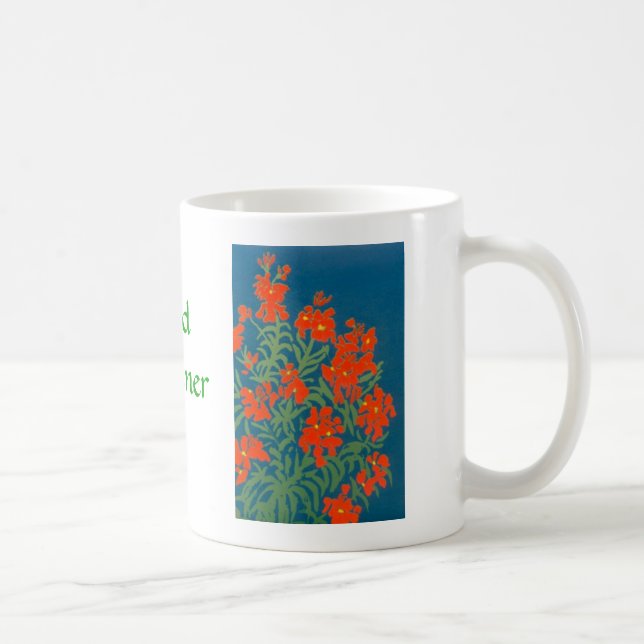 Trädgårdarens "Wallblomma" Mugg (Höger)