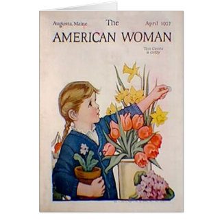 Trädgårdblommor Hälsningskort