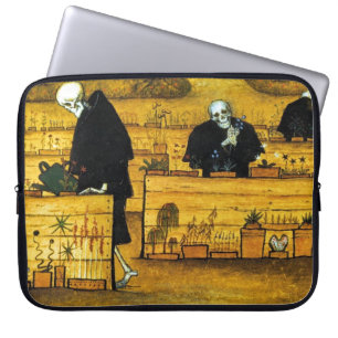 Trädgården av död av Hugo Simberg 1896 Laptop Sleeve