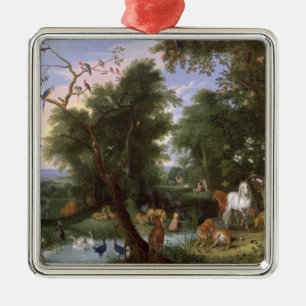 Trädgården av Eden, 1659 Julgransprydnad Metall