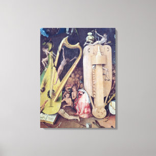 Trädgården av jordiska fröjder canvastryck