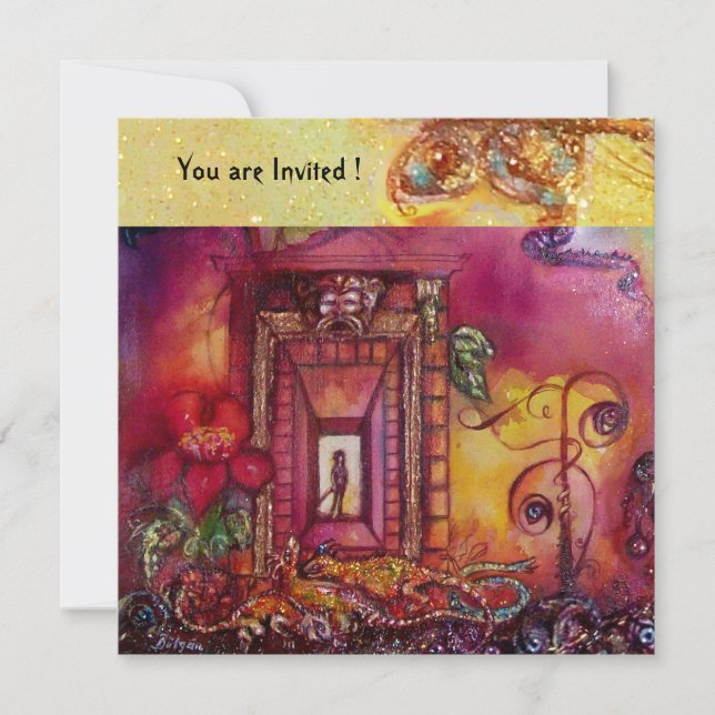 TRÄDGÅRDEN FÖR DE FÖRSVUNNA SKUGGORNA -ORMAR OCH L INBJUDNINGAR (Framsida)