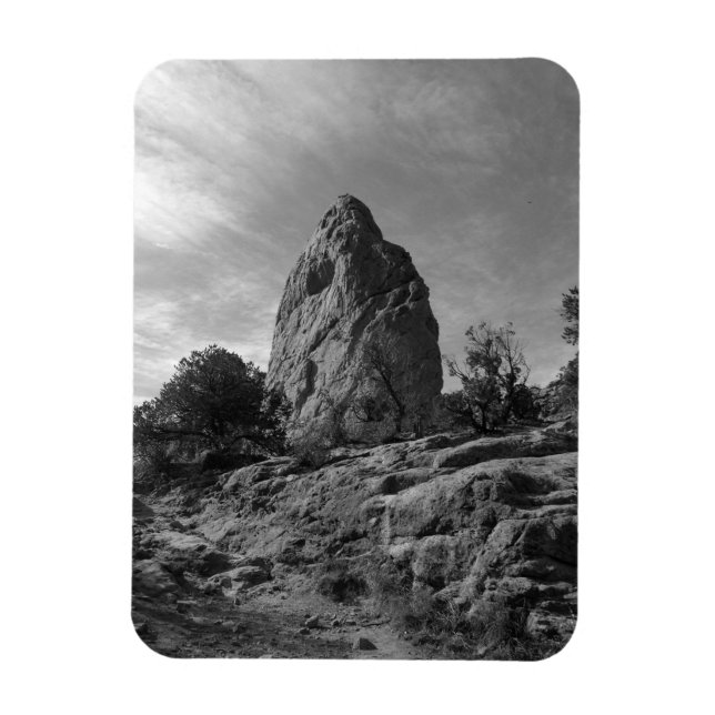 Trädgården Gods Colorado Boulder Foto Magnet (Vertikal)