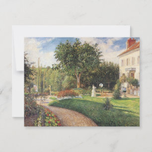 Trädgården Les Mathurins i Pontoise av Pissarro