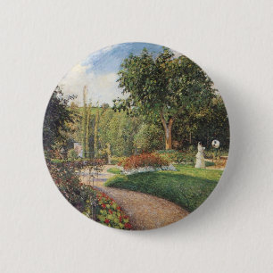 Trädgården Les Mathurins i Pontoise av Pissarro Knapp