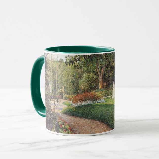 Trädgården Les Mathurins i Pontoise av Pissarro Mugg (Framsida vänster)