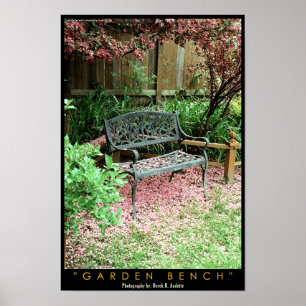 Trädgården tar av planet poster