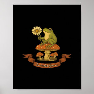 Trädgårdens sagokore husdjurskore groda poster