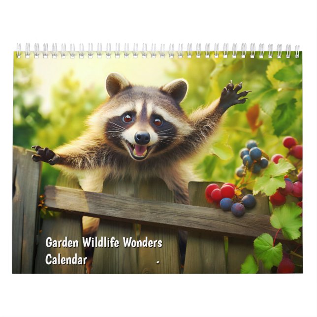 Trädgårdens vilda under - Kalender (Omslag)