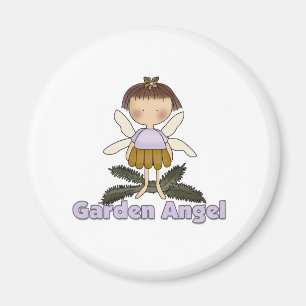 Trädgårds- ängel magnet