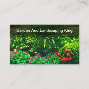 Trädgårds- barnkammareLandscaper Visitkort