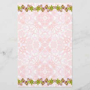 Trädgårds- blom- brevpapper för Victorian