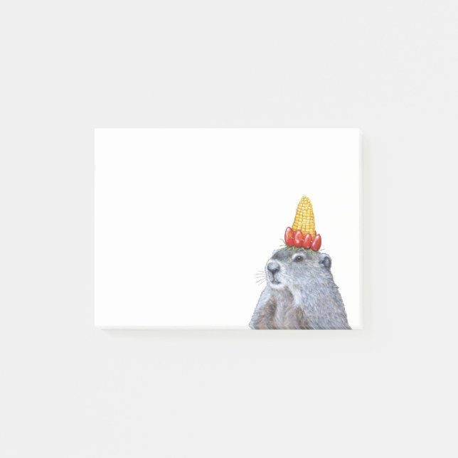 Trädgårds- clown som posta-det noterar post-it block (Framsida)