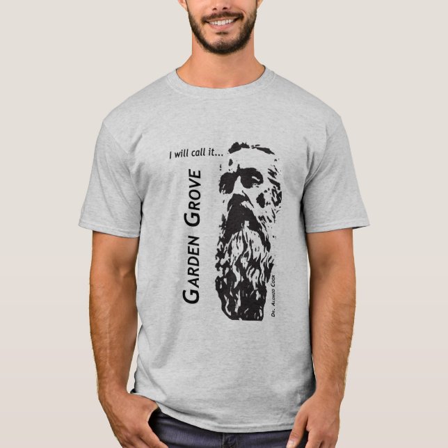 Trädgårds- dungegrundareutslagsplats tee shirt (Framsida)