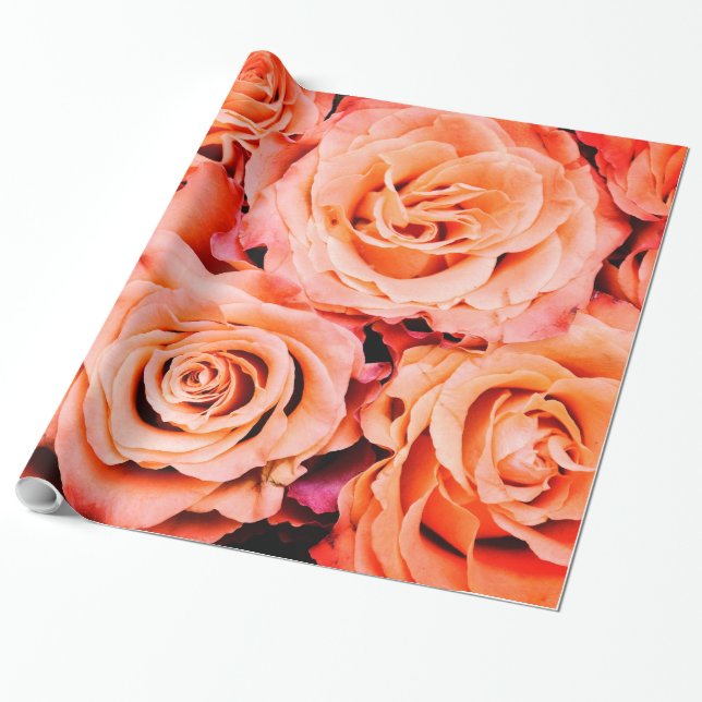 Trädgårds- elegant blommigt för abstrakt presentpapper (Utrullad)