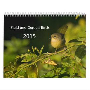 Trädgårds- fågelmånadstidningkalender kalender