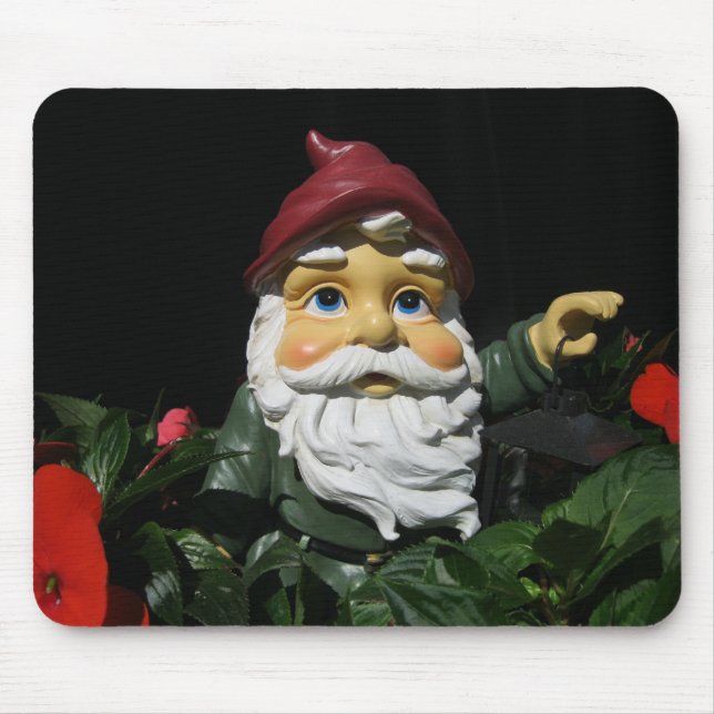 Trädgårds- Gnome för lycklig Musmatta (Framsidan)