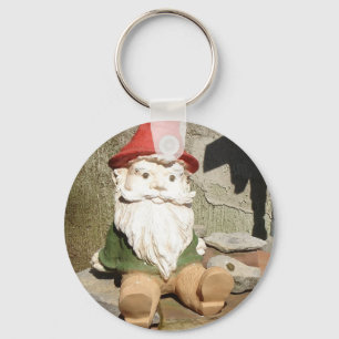 Trädgårds- Gnome Nyckelring